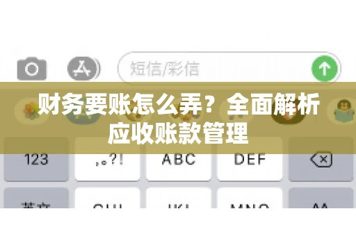 财务要账怎么弄？全面解析应收账款管理