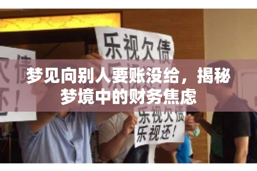 梦见向别人要账没给，揭秘梦境中的财务焦虑