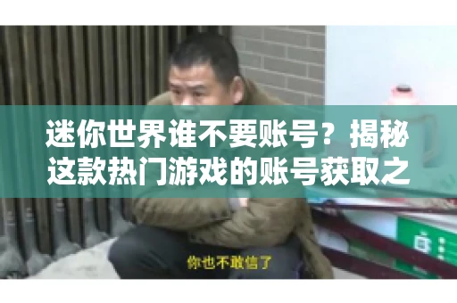迷你世界谁不要账号？揭秘这款热门游戏的账号获取之道