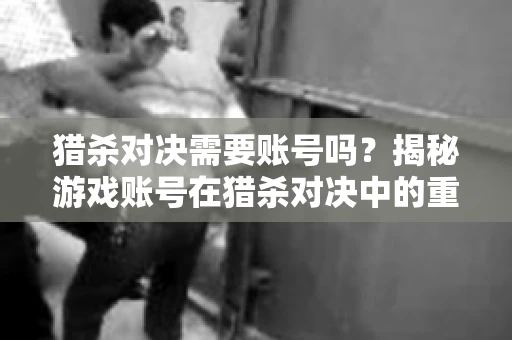 猎杀对决需要账号吗？揭秘游戏账号在猎杀对决中的重要性