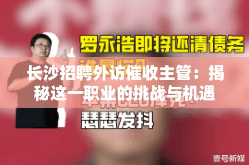 长沙招聘外访催收主管：揭秘这一职业的挑战与机遇