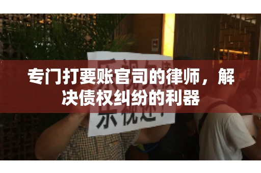 专门打要账官司的律师，解决债权纠纷的利器